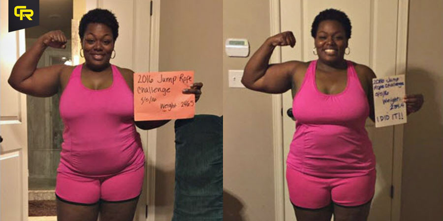 Jump Rope Weight Loss Story: Brandy Friend’s Lucky Seven
