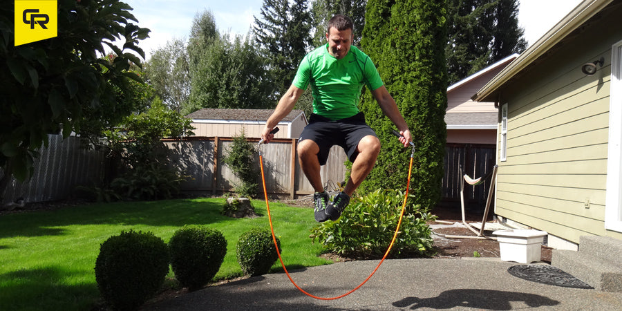 Man Using Crossrope Jump Ropes