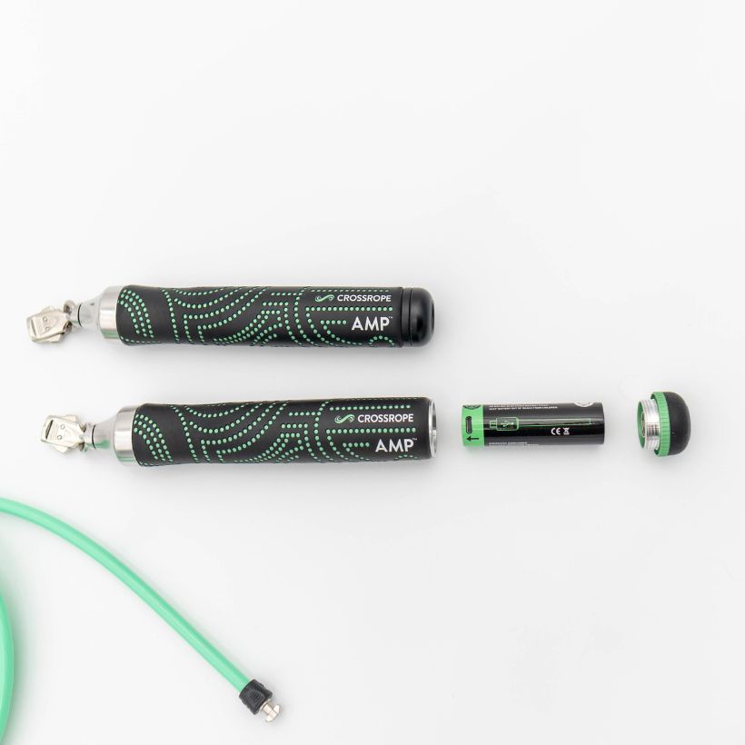 AMP™ Battery battery with jump rope handles and rope