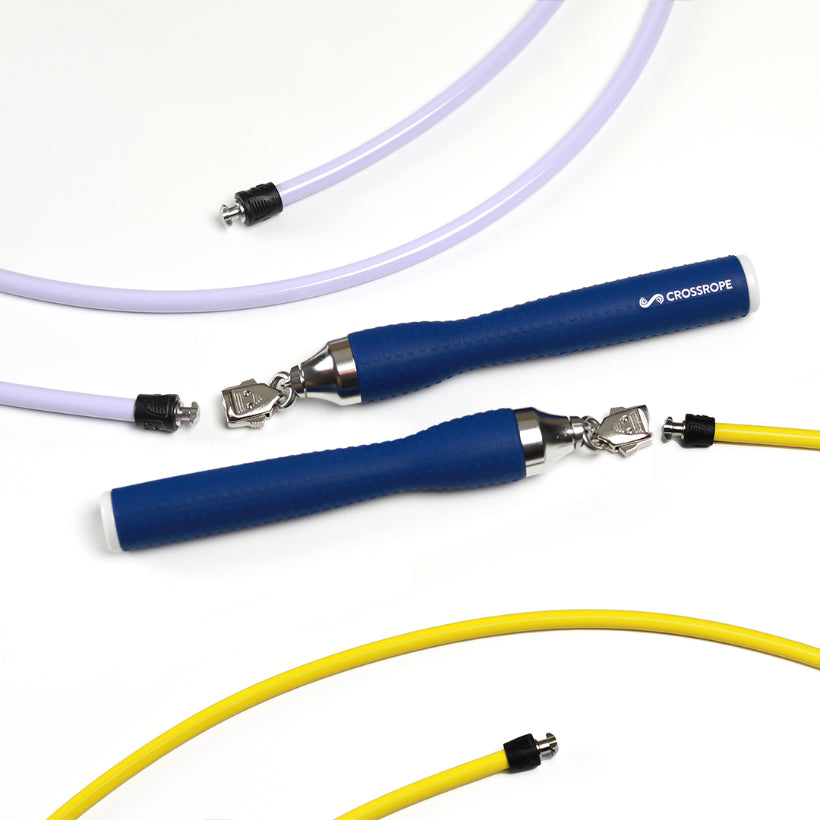 Get Lean Set - Navy Handles 1/2 LB Violet / 1/4 LB Yellow