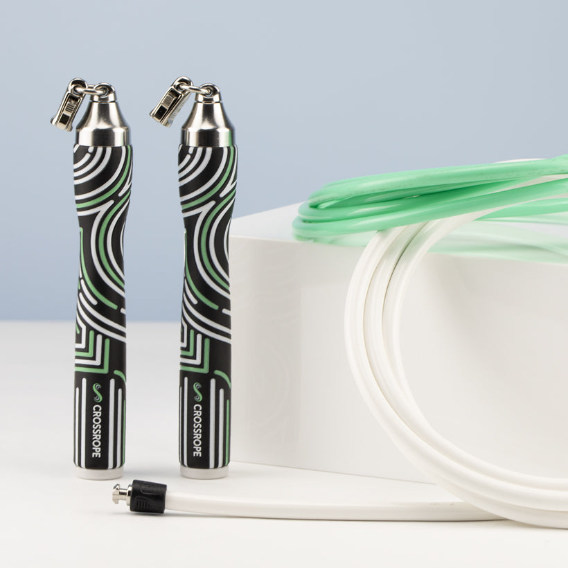 Get Lean Product photo for the Get Lean Jump Rope Set, including Slim Handles and 1/4 LB and 1/2 LB jump ropes