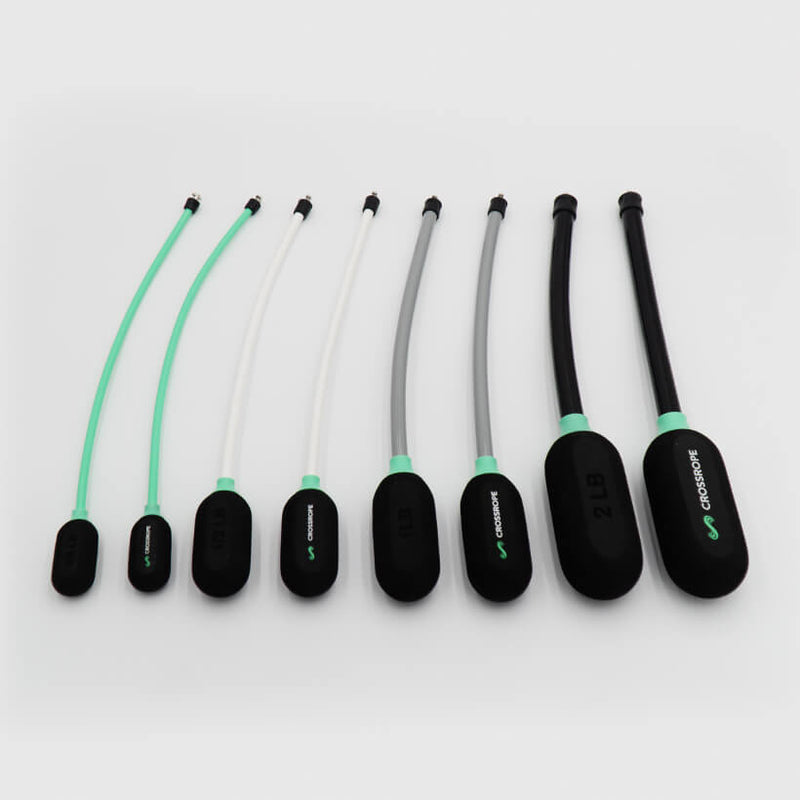 Product photo for the Ropeless Pack, includes the 1/4, 1/2, 1 and 2 LB Ropeless attachments