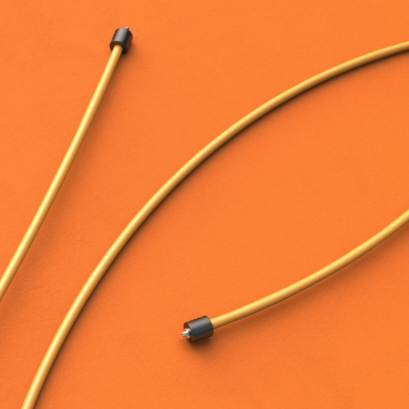1 LB Heavy Speed Rope The orange 1 LB Speed Pro LE rope on an orange background