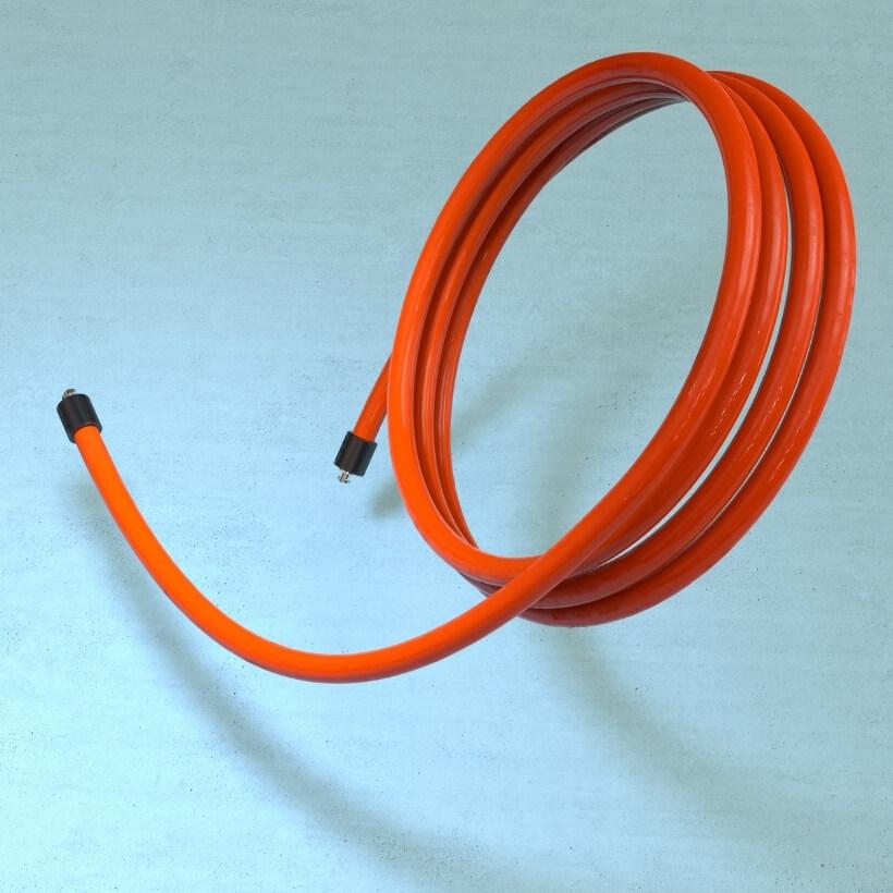 1 1/2 LB Heavy Rope (Like-new) A coiled view of the 1 1/2 LB Heavy Rope