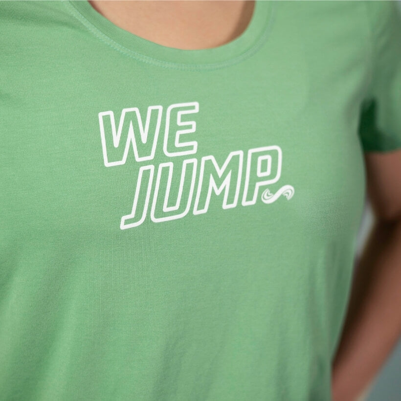 Women's We Jump Tee Women's We Jump Tee Front Design