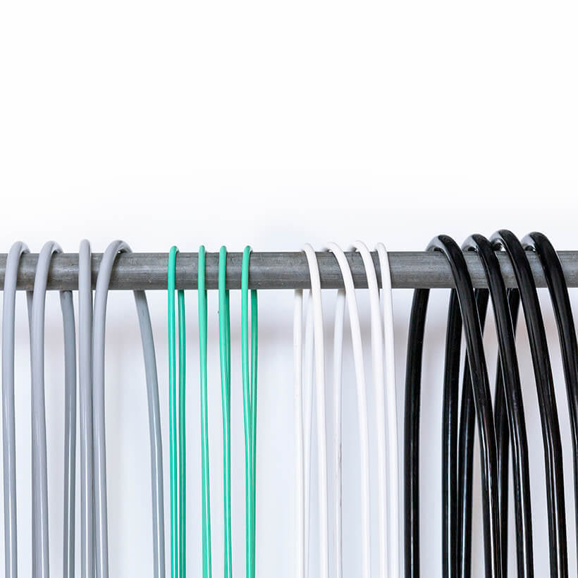 Full Gym Set A detailed view of 2 LB Heavy Ropes, 1/4 LB Jump Ropes, 1/2 LB Jump Ropes and 2 LB Heavy Ropes
