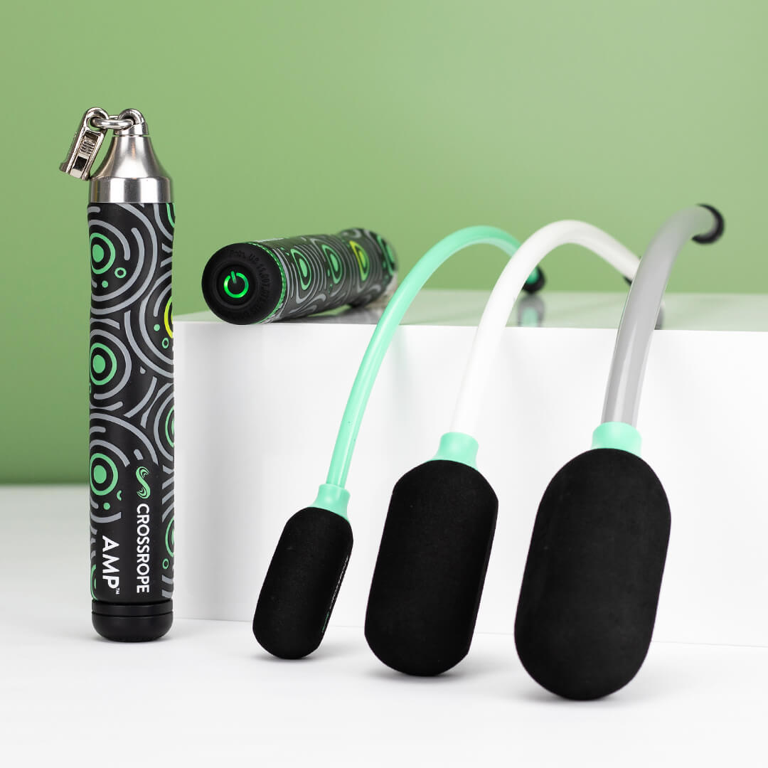 Ropeless AMP Set Product photo for AMP Ropeless Set, including AMP Handles and 1/4 LB, 1/2 LB and 1 LB Ropeless weights