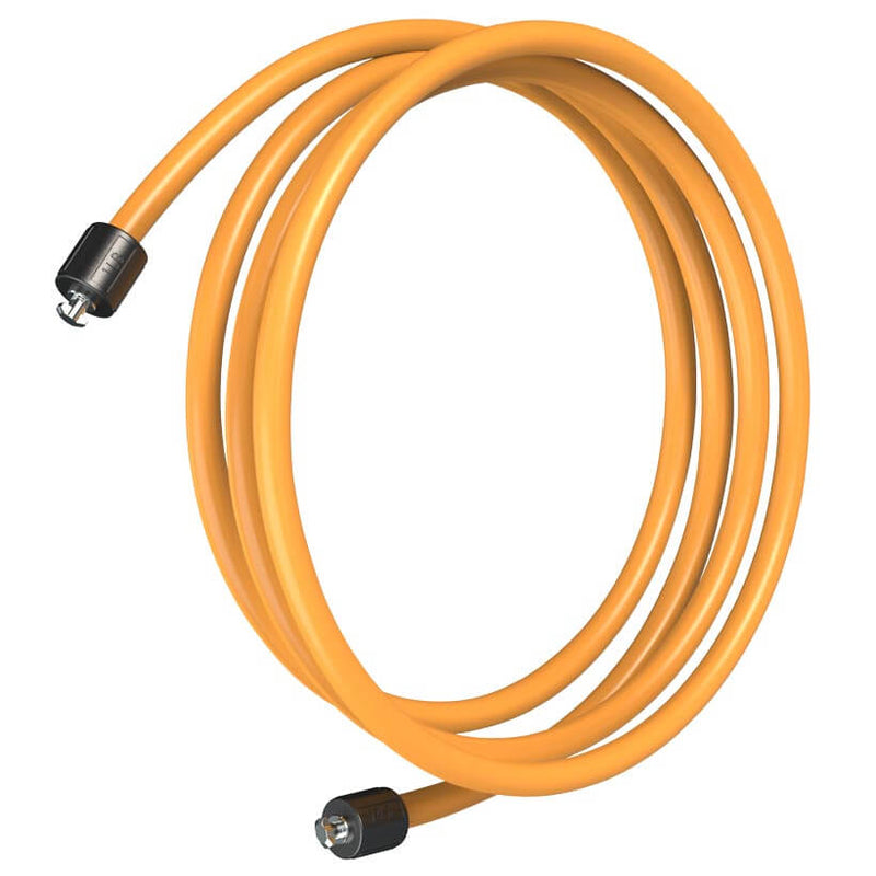 Das orangefarbene 1 LB Speed Pro LE-Seil auf orangefarbenem Hintergrund