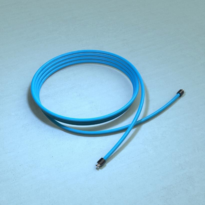 3/4 LB Heavy Rope (Like-new) A coiled view of the 3/4 LB Heavy Rope
