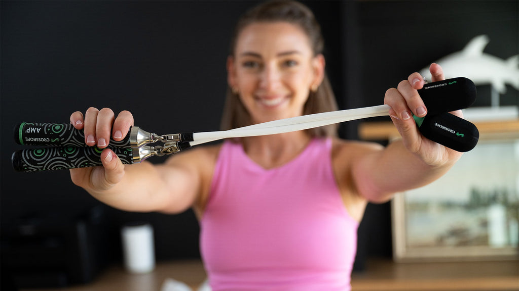 How to Use Crossrope’s Weighted Ropeless Jump Ropes with a Rebounder