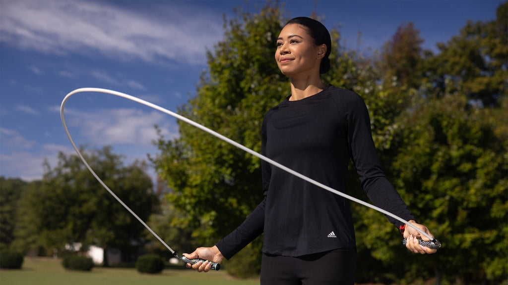 Jumping rope with Crossrope is the fastest way to lose weight - cardio & strength in as little as 10 minutes. 