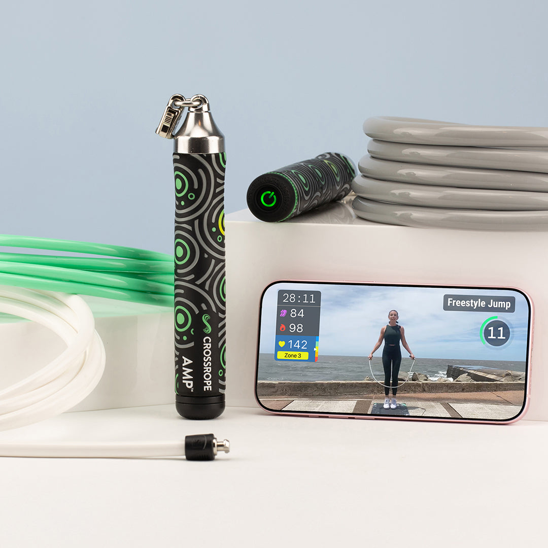 Crossrope AMP Set with Bluetooth handles and weighted ropes