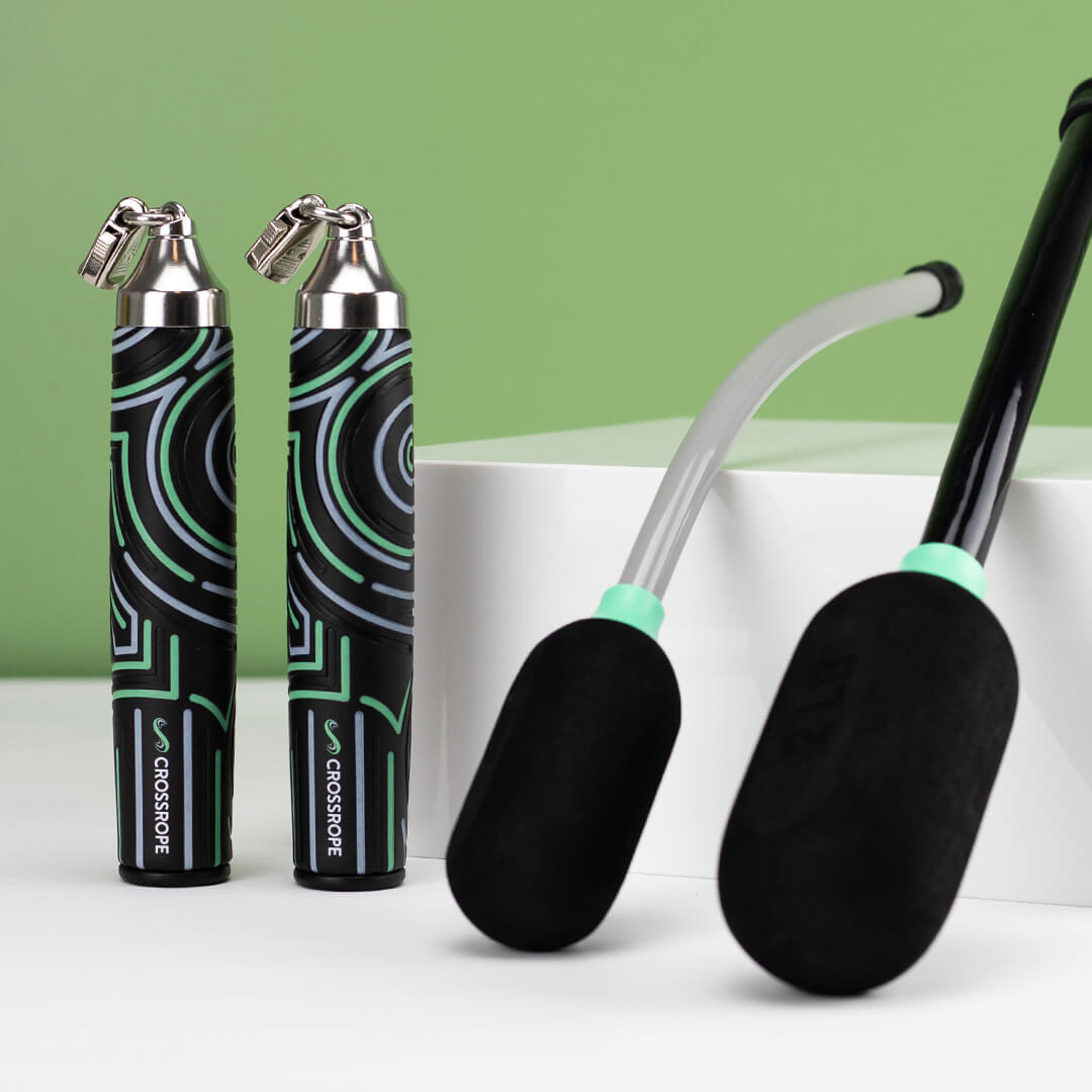 Product photo for Ropeless Get Strong Set, including Power Handles and 1 LB and 2 LB Ropeless weights