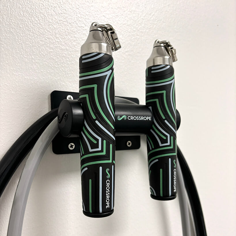 Exercise Ropes Mount Get Lean + Get Strong Jump Rope Wall Mounts | Crossrope