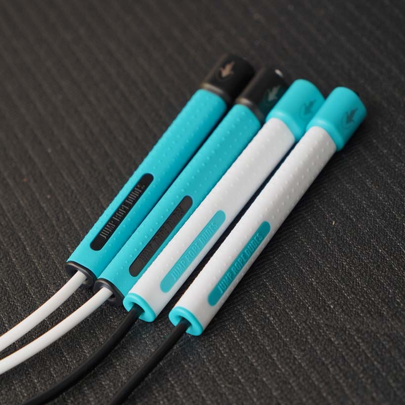 Freestyle Rope Teal Handles / White Rope