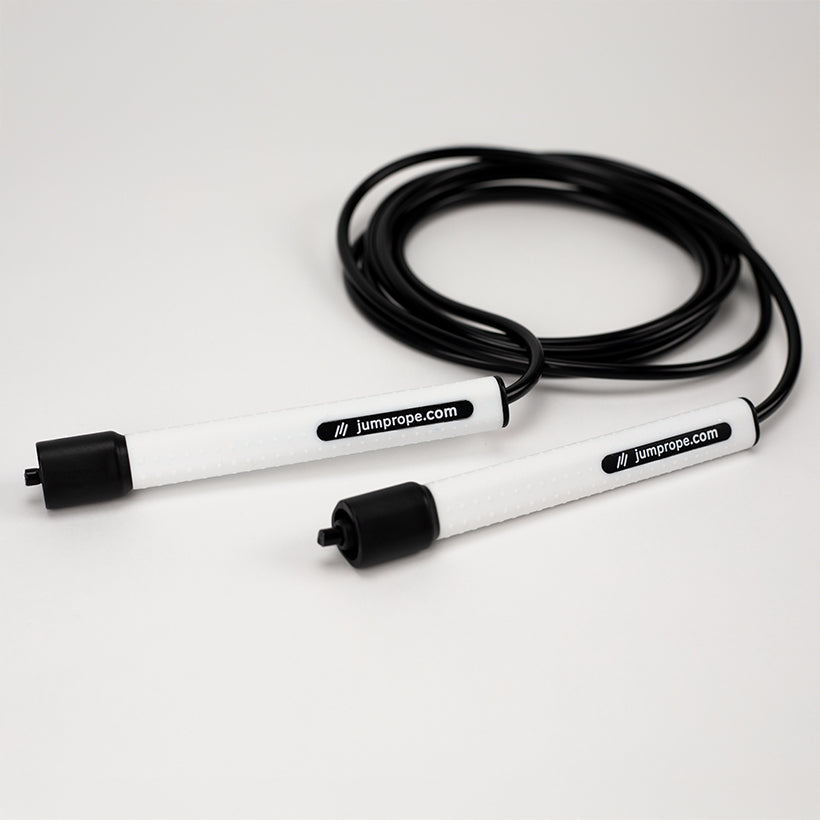 Freestyle Rope Freestyle Rope product photo on a white background with jumprope.com on the handles