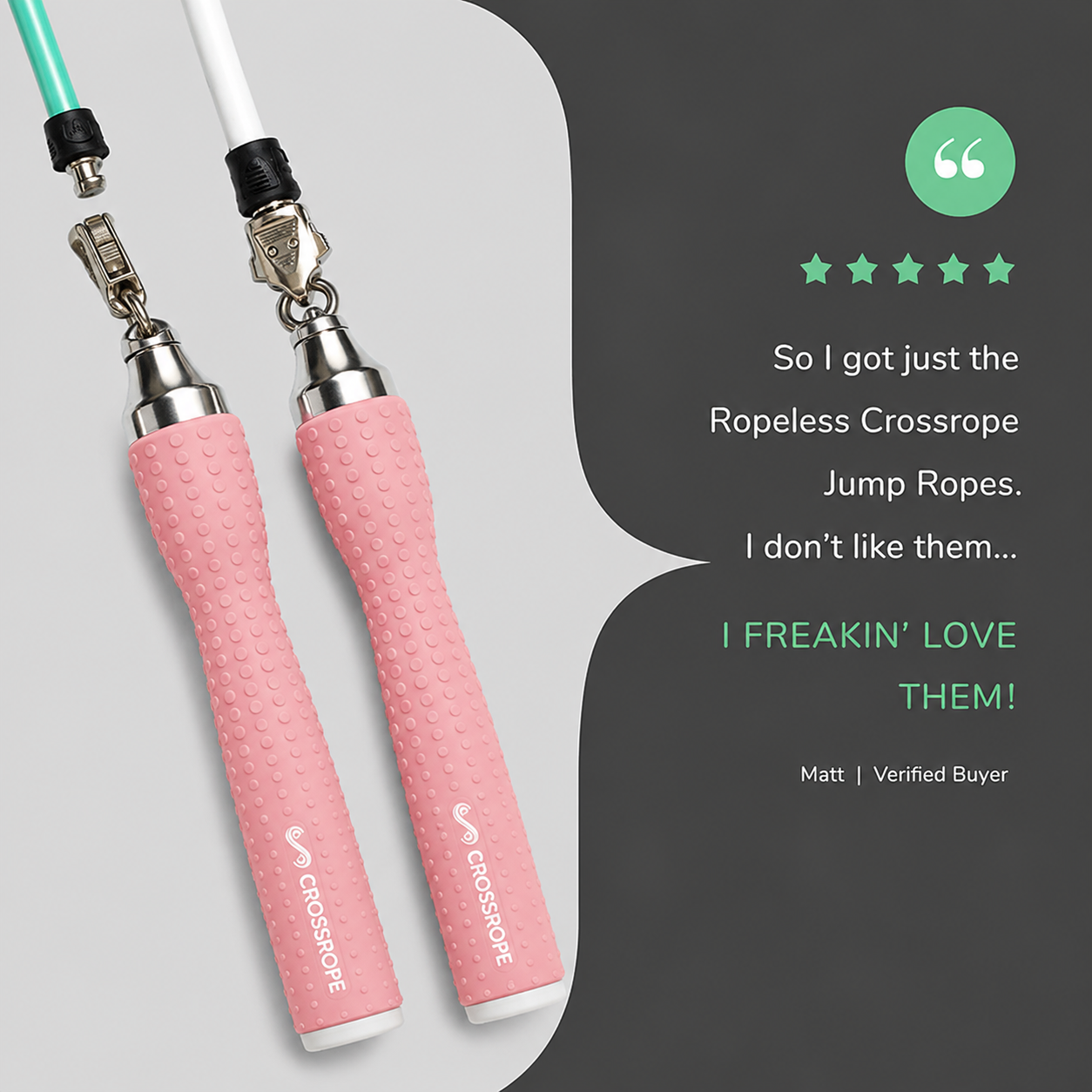 Ropeless Vibe Get Lean Set rosé