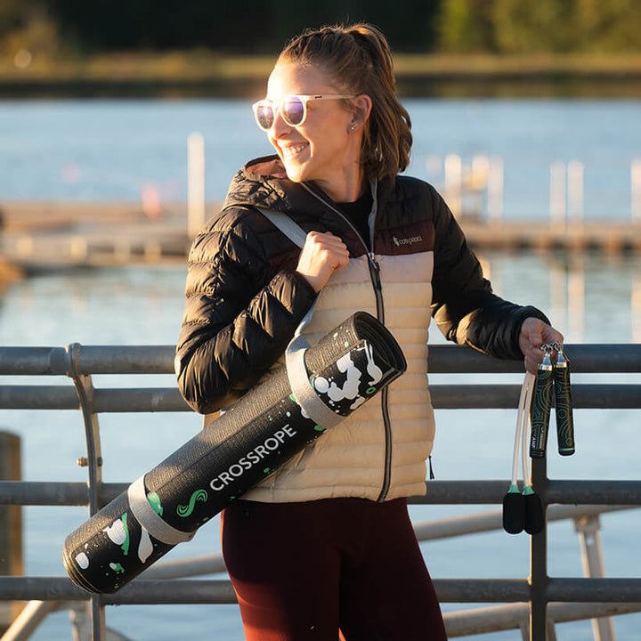 Jump Rope Mat (Go) - Portable & Flexible Fitness Mat | Crossrope