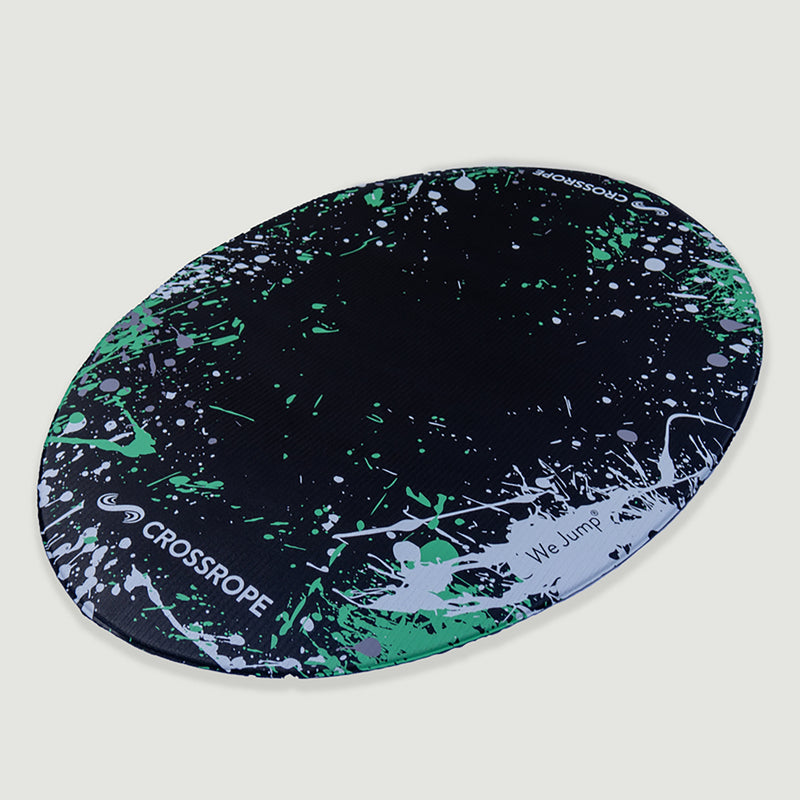 Product photo for Crossrope Jump Rope Mat with a paint splatter (Splash) design