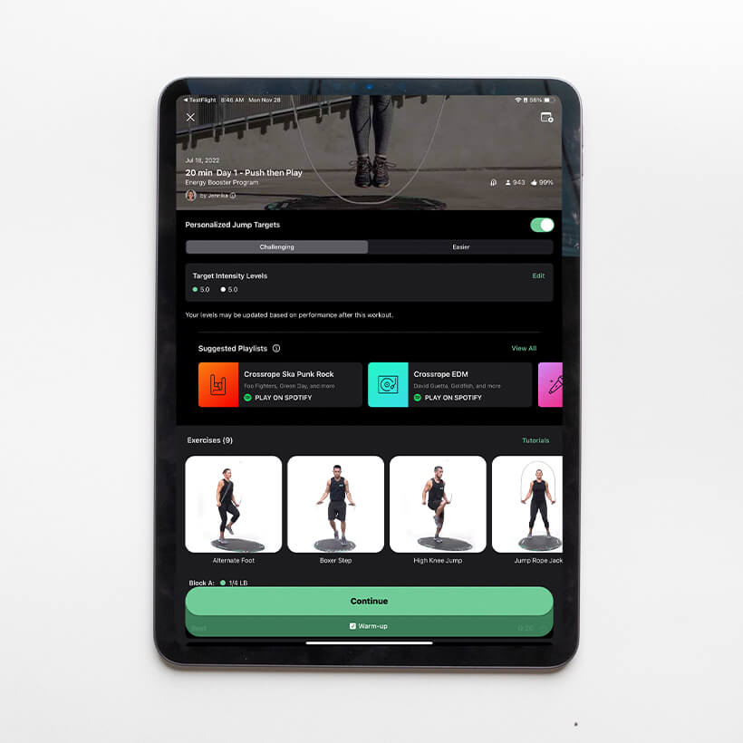 AMP Replacement - Connected Handle Only New and improved AMP™ features in the Crossrope app.