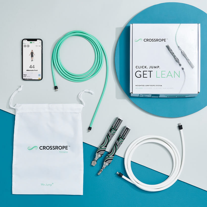 Get Lean Bundle (Espresa) All the jump ropes included in the 2023 Get Lean Set from Crossrope.