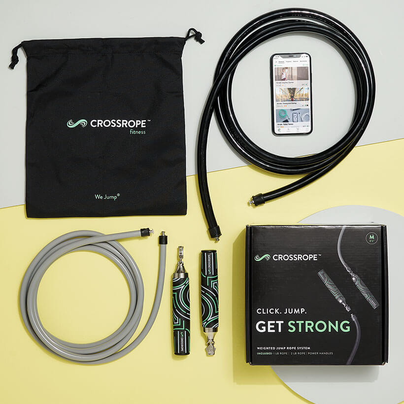 Get Strong (Gift) All the jump ropes included in the 2023 Get Strong Set from Crossrope.