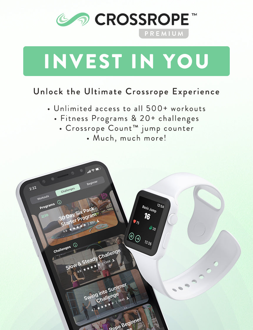 Crossrope Jump Ropes | Starter Jump Rope Set